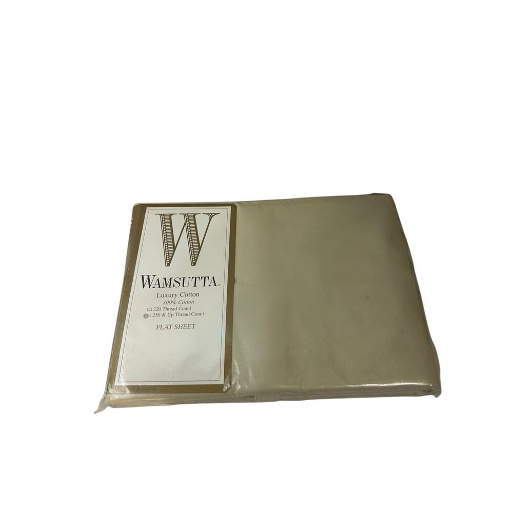 Wamsutta Queen sheets 90x102" sand color‎ USA NEW